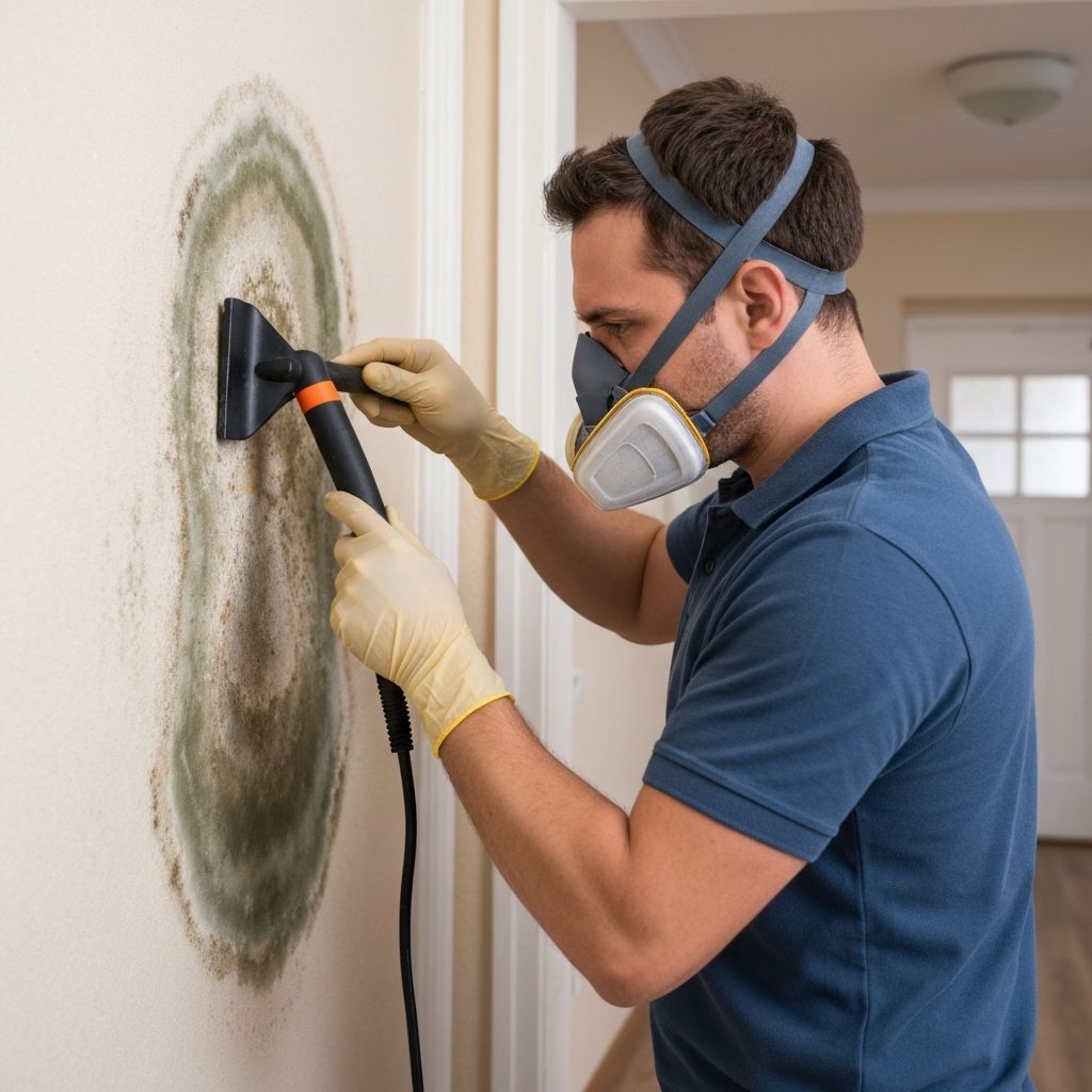 청소 작업 모습