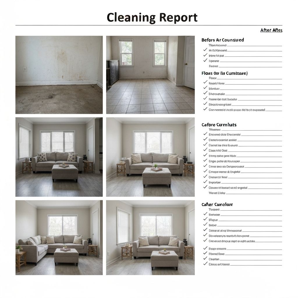 청소 리포트 샘플